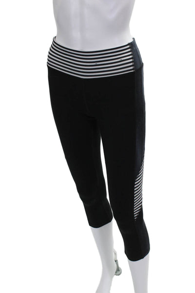 Lululemon Womens Purple Capri Leggings Nylon Blend Size 4