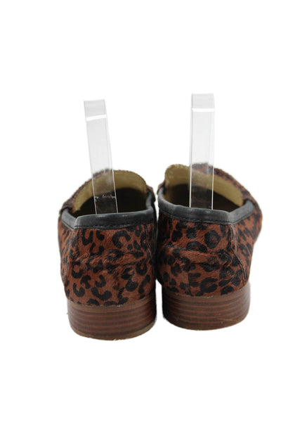 Dolce Vita Women's Tassel Slip-On Animal Print Loafers Shoes Size 9.5