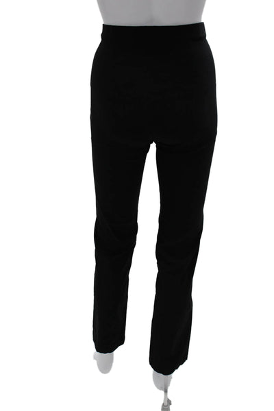 Franne Golde Womens Dress Pants Black Rayon Pull On Size 4