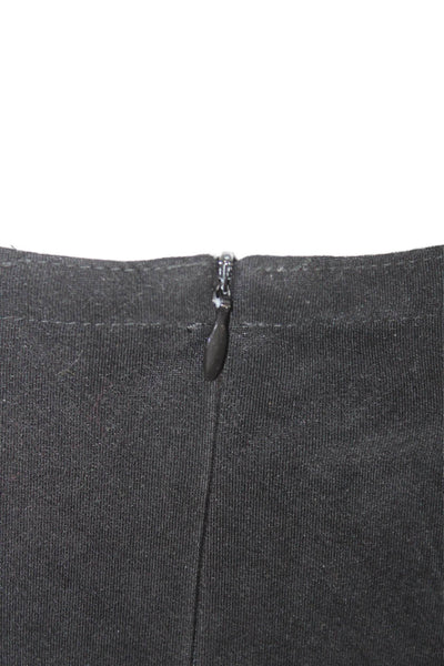BCBGMAXAZRIA Women Maxi Skirt Black Zip 97% Polyester Size XS