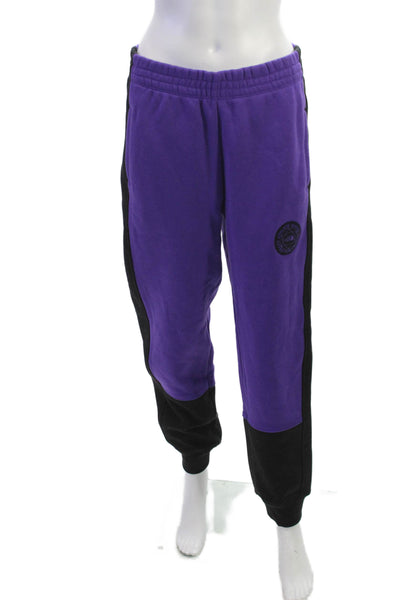 The North Face Womens Jogger Pants Purple Cotton Colorblock Size M