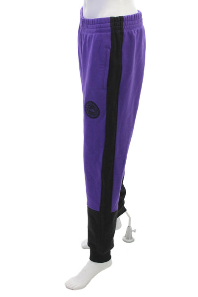 The North Face Womens Jogger Pants Purple Cotton Colorblock Size M