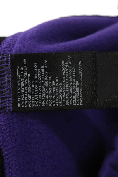 The North Face Womens Jogger Pants Purple Cotton Colorblock Size M