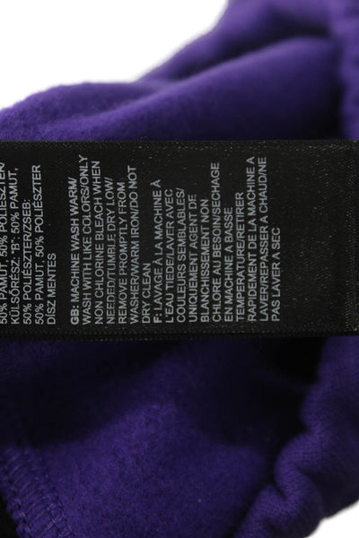 The North Face Womens Jogger Pants Purple Cotton Colorblock Size M