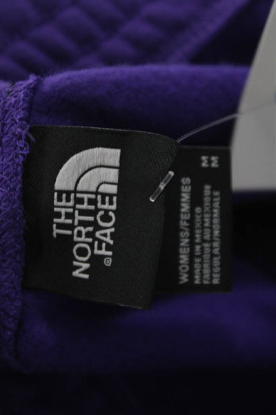 The North Face Womens Jogger Pants Purple Cotton Colorblock Size M