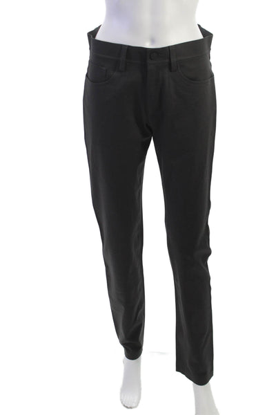 Theory Mens Gray Dress Pants Button Fly 31in Inseam Size 29