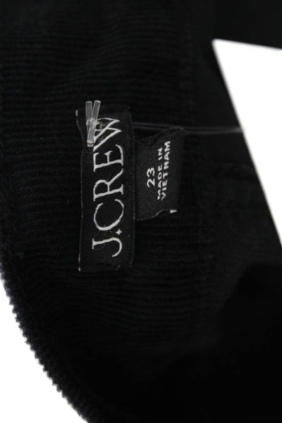 J Crew Women Black Cotton Pants Size 23