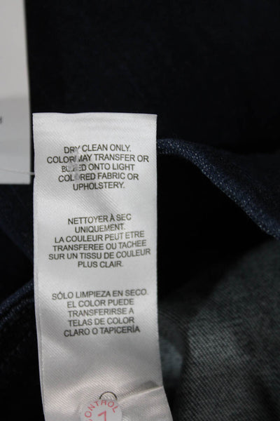 Frame Womens Flared Jeans High Rise Pull On Blue Cotton Blend 27in Size 1