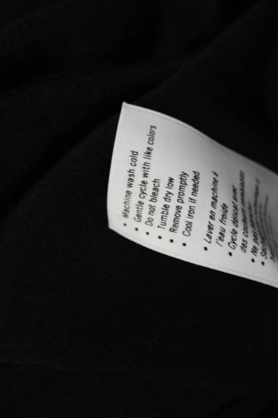 Paige Mens Black Cotton Collared Short Sleeve Polo Size M