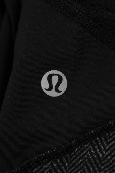 Lululemon Womens Gray Herringbone Capri Leggings Size 4