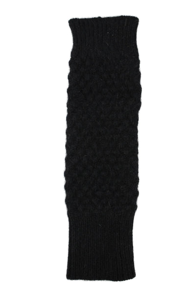 Club Monaco Womens Angora Rabbit Hair Gloves Black Size One Size