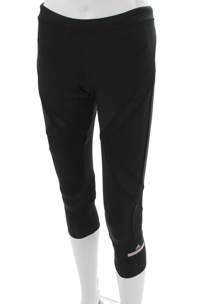 Adidas by Stella McCartney Womens Black Capri Leggings Polyester Size S