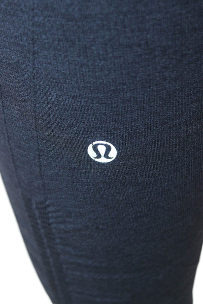 Lululemon Womens Black Capri Leggings Nylon Size 6
