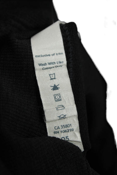 Lululemon Womens Black Capri Leggings Nylon Size 6