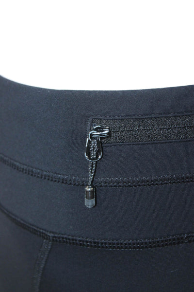 Lululemon Womens Capri Leggings Black Nylon Size 6