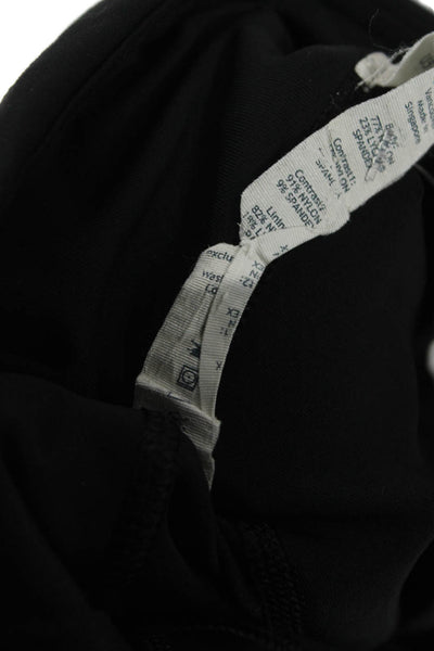 Lululemon Womens Capri Leggings Black Nylon Size 6