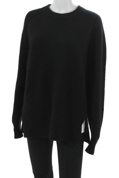Isabel Marant Etoile Womens Pullover Black Crew Neck Long Sleeve Size 42