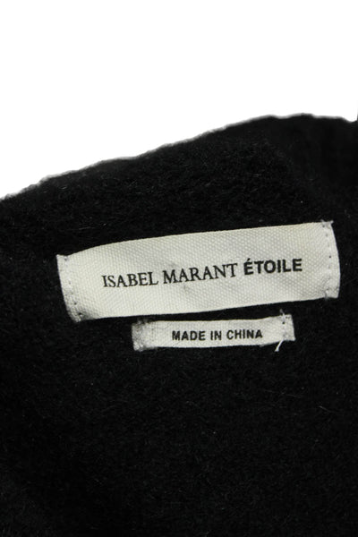 Isabel Marant Etoile Womens Pullover Black Crew Neck Long Sleeve Size 42