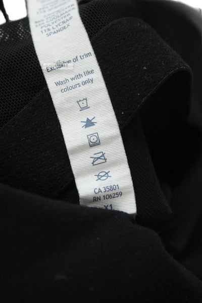 Lululemon Womens Black Scoop Neck Sleeveless Basic Tank Nylon Size 8