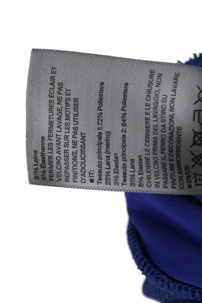 Kjus Mens Blue Polyester Zip Vest Size S