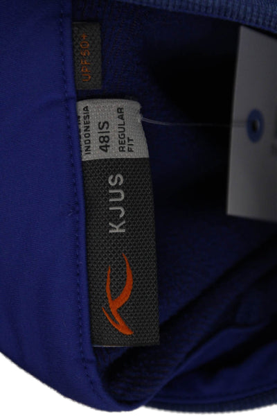 Kjus Mens Blue Polyester Zip Vest Size S