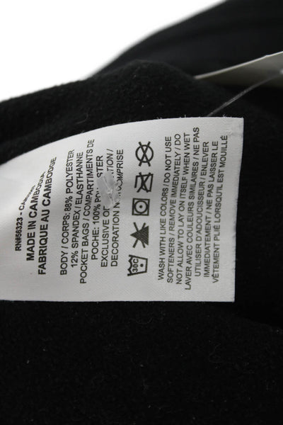 Nike Mens Jogger Pants Black Polyester Pull On Size S