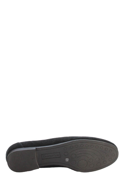 Charter Club Womens Suede Slip On Loafers Black Size 9.5