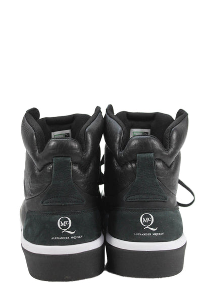 Puma X Alexander Mcqueen Womens Suede High Top Sneakers Black Size 10