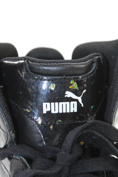 Puma X Alexander Mcqueen Womens Suede High Top Sneakers Black Size 10
