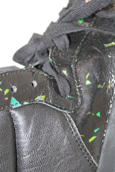 Puma X Alexander Mcqueen Womens Suede High Top Sneakers Black Size 10