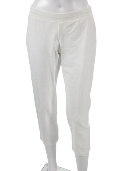 Eileen Fisher Women White Capri Pants Petite Size S