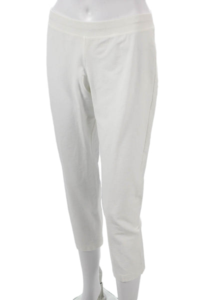 Eileen Fisher Women White Capri Pants Petite Size S