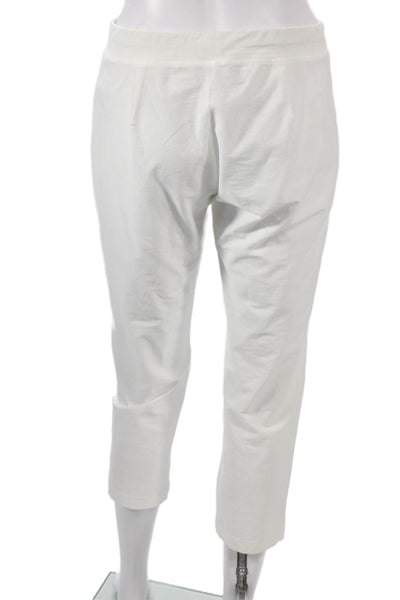 Eileen Fisher Women White Capri Pants Petite Size S