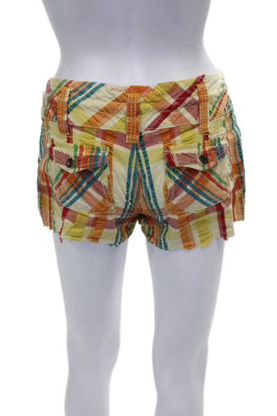 Free People Womens Beige Surplus Fabric Shorts Size 0