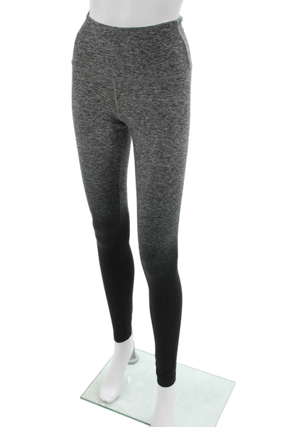 Beyond Yoga Womens Compression Leggings Gray Ombre Polyester Pull On Size S