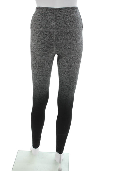 Beyond Yoga Womens Compression Leggings Gray Ombre Polyester Pull On Size S