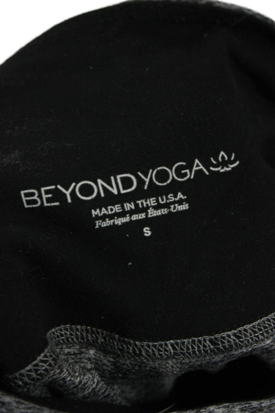 Beyond Yoga Womens Compression Leggings Gray Ombre Polyester Pull On Size S