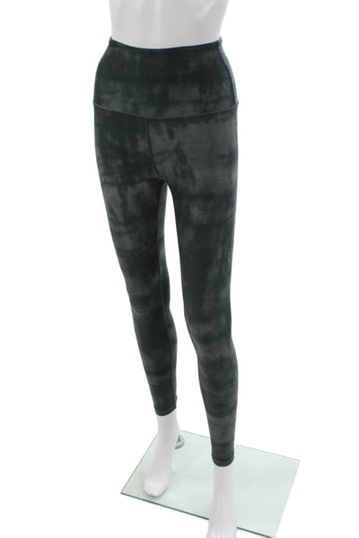 Beyond Yoga Womens Ankle Leggings Green Tie Dye Size S