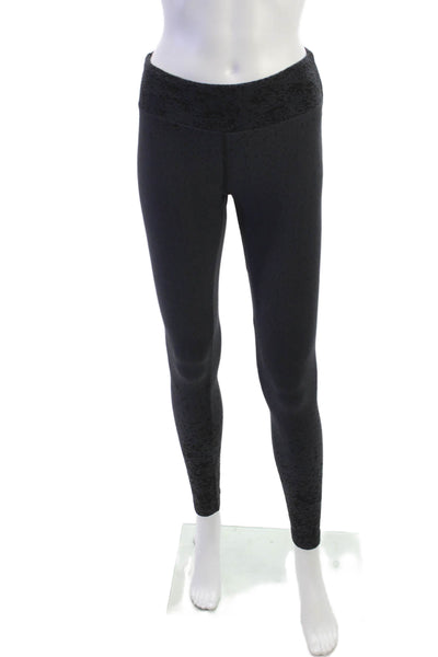 Koral Womens Compression Leggings Black Geometric Polyamide Size S