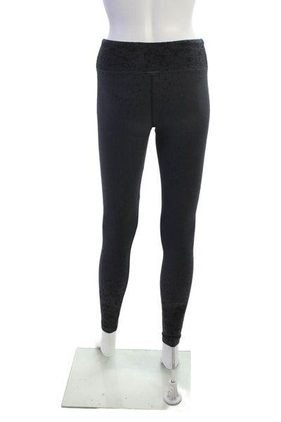Koral Womens Compression Leggings Black Geometric Polyamide Size S