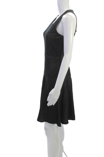Rag & Bone Women Fit & Flare Sleeveless Gray Cotton Dress Size 2