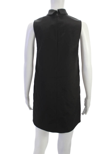 Yumi Kim Womens Sleeveless V-Neck Black Shift Dress Size XS
