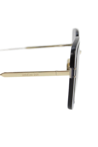 Christian Dior Womens Large Rimless Square Ultra Dior SU Sunglasses Gold Tone