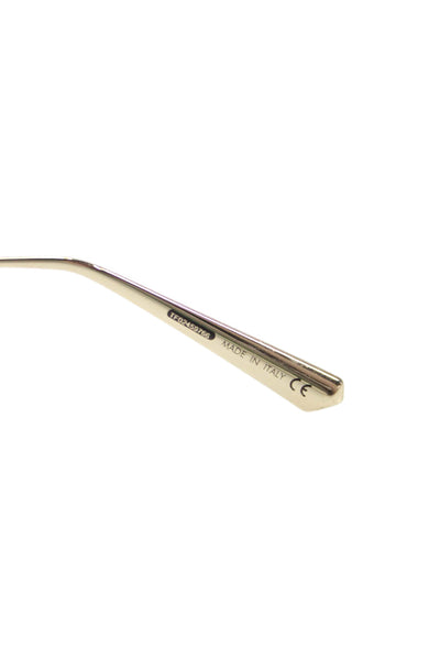 Christian Dior Womens Large Rimless Square Ultra Dior SU Sunglasses Gold Tone