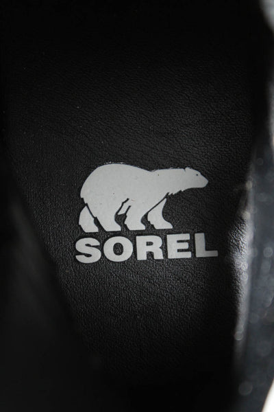 Sorel Womens Leather Chelsea Platform Ankle Boots Brown Size 5