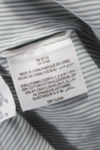 BCBG Max Azria Womens Multicolor V-Neck Cotton Sleeveless Basic Blouse Size M