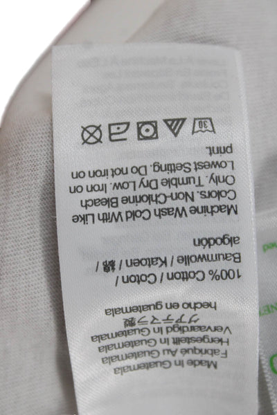 J Crew Women Basic White Crew Neck Short Sleeve T-Shirt Size S
