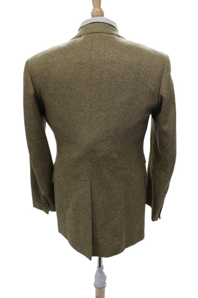 Partito Mens Blazer Green Solid Button Size 40