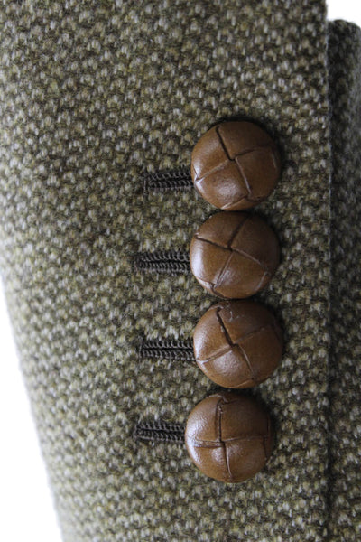 Partito Mens Blazer Green Solid Button Size 40