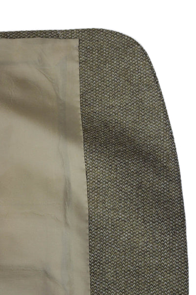 Partito Mens Blazer Green Solid Button Size 40